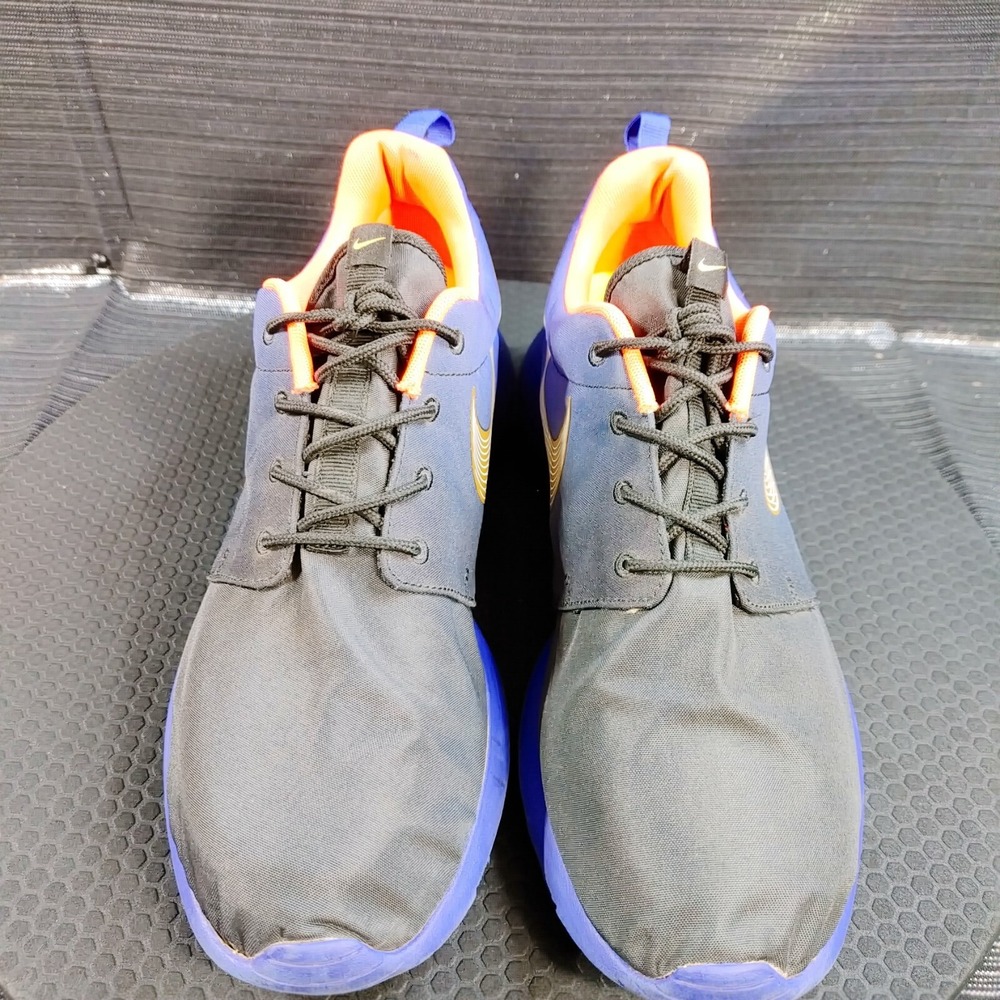 Nike Pennfast Roshe Men Size 10 Running Athletic Shoe Sneaker Blue Orange - Picture 4 of 9